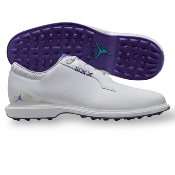 Jordan ADG 5 White Grape Ice Mens Golf Shoes Size 11.5 FQ6642 100 (NEW) - Picture 1 of 9